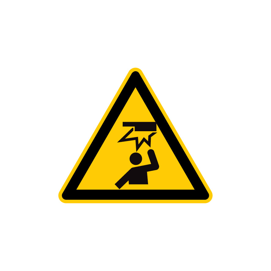6.W-031 Warnung vor Hindernisssen im Kopfbereich, Warnzeichen, ISO