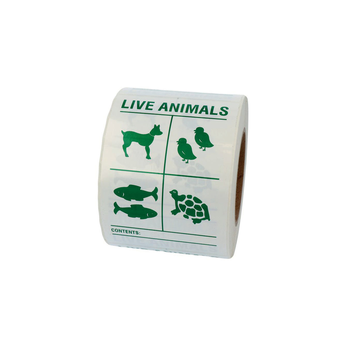 Gefahrgut div, 5.0328, Live animals, 5.0325, 100 x 150 mm, FO, Ro zu 500 Stk.
