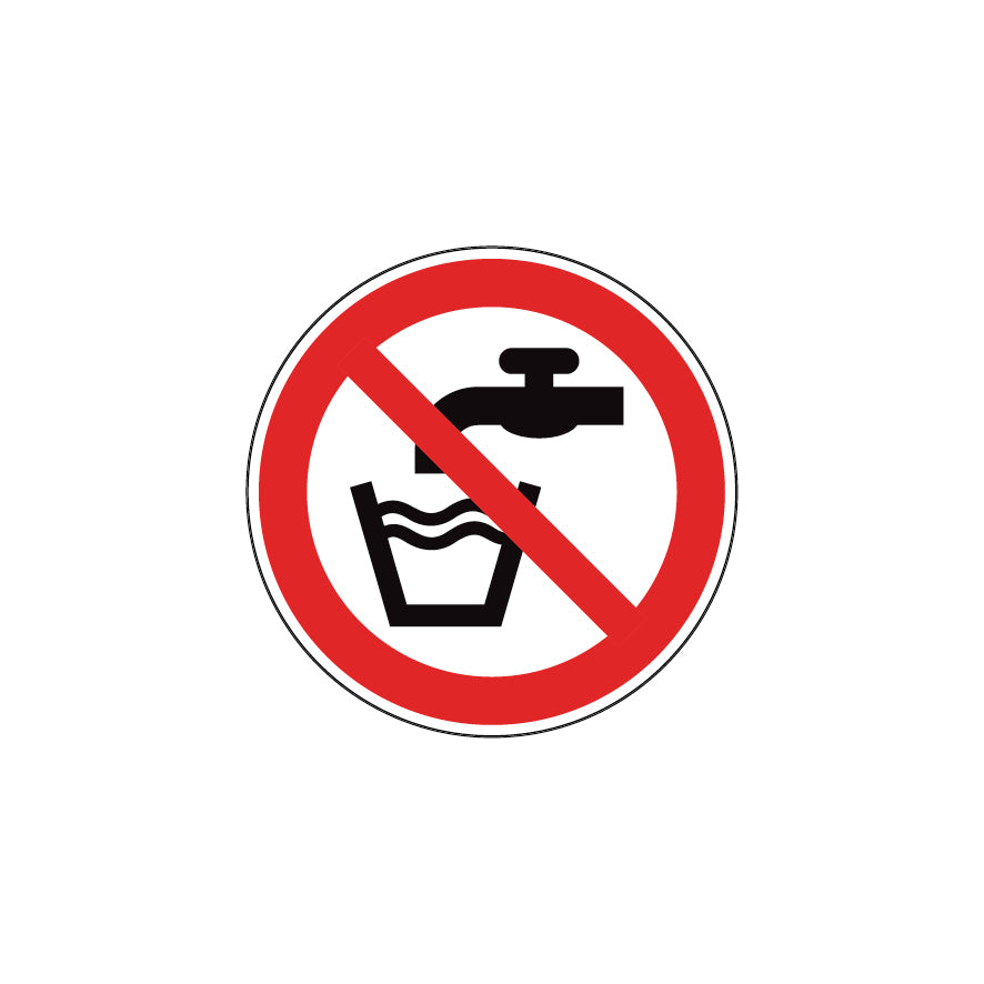 6.V-007 Kein Trinkwasser, Verbotszeichen, ISO