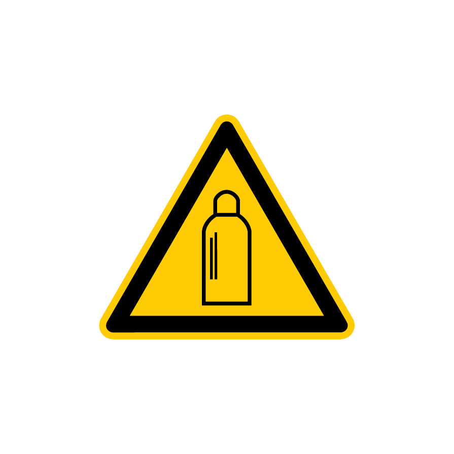 6.W-908 Warnung vor Gasflaschen, Warnzeichen, Praxisbewährt