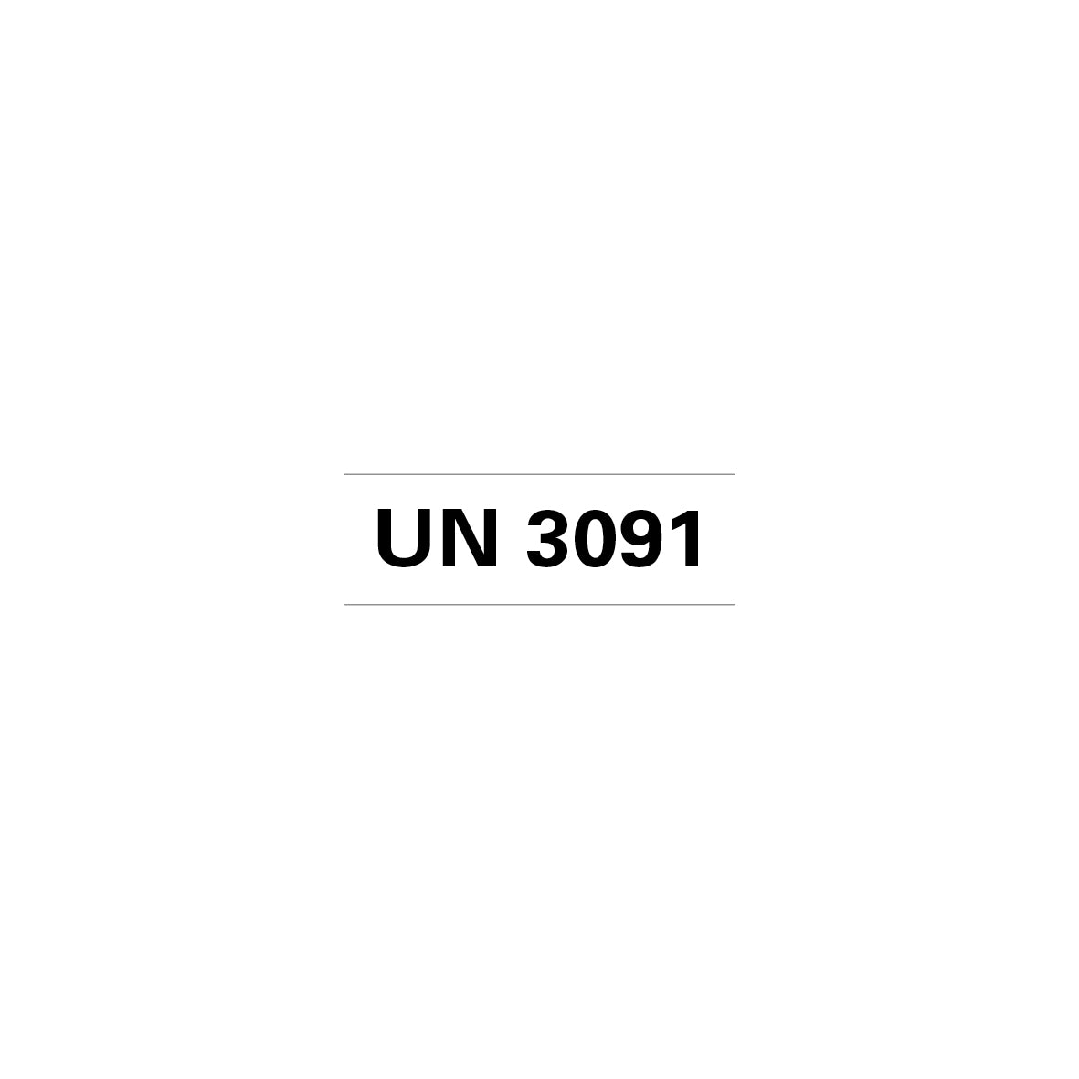 Gefahrgut UN, 5.0160.1, 150 x 50 mm, Stk., UN 3091 (Lithium-Metall-Batterien in Ausrüstung), auf Bogen, VE 10 Stk.