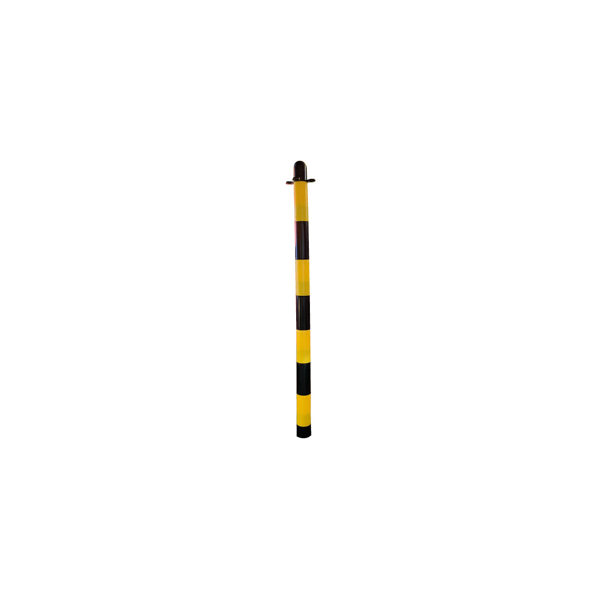 Kunststoffpfosten Zubehör, gelb-schwarz, 90 cm