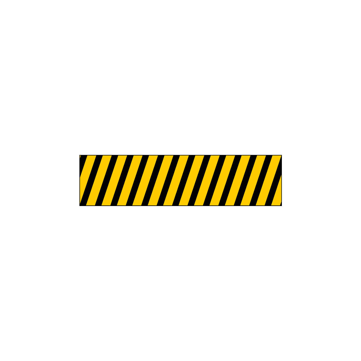 Antirutschbelag Warnmarkierung, 10.0014, gelb-schwarz, selbstklebend, Antirutsch R10,  800/200 mm, blanko