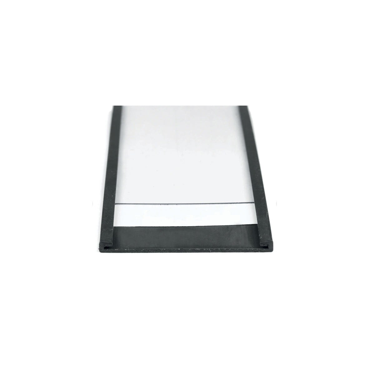 Magnete: C-Profil 100/40 mm, magnetisch Etikettenleiste, mit Papiereinlage und Schutzfolie, VE = 10 Stk.