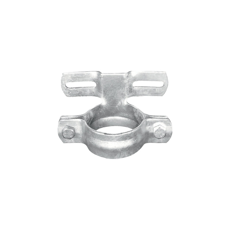 Schilderhalter, T-Version, Breite 100 mm mit Langlöcher 30 mm, 2" Bride (60.0 mm)