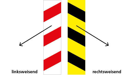 Warnmarkierungsband, dauerhaft, Rolle, 16,5 m x 75 mm, gelb/schwarz, rechtsw.