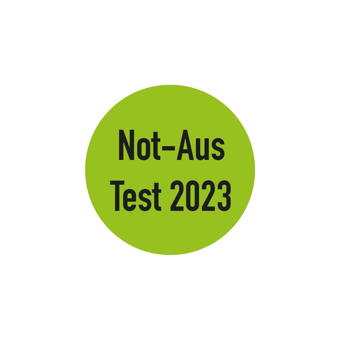Prüfplakette, 4.P-274, Elektro, Not-Aus