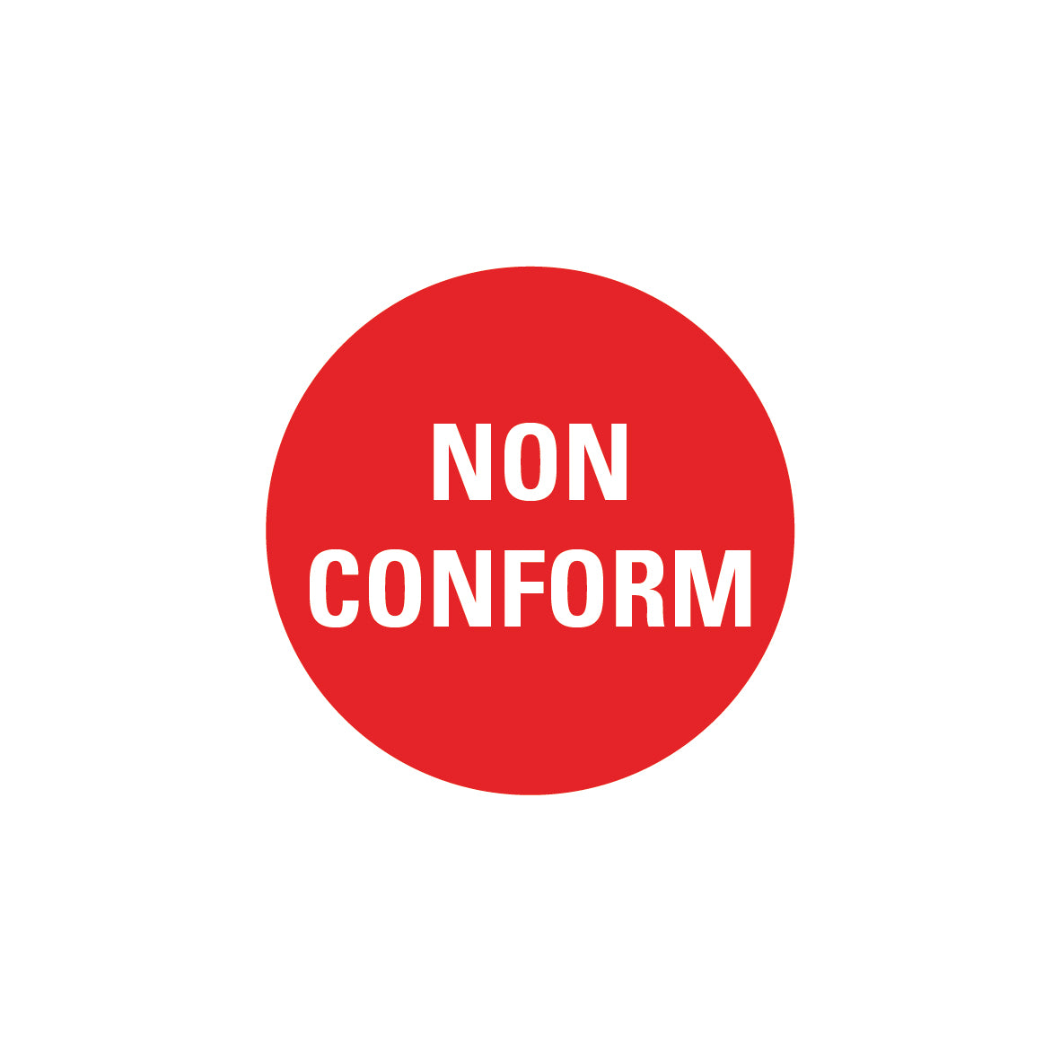 Qualitätskennzeichen, NON CONFORME
