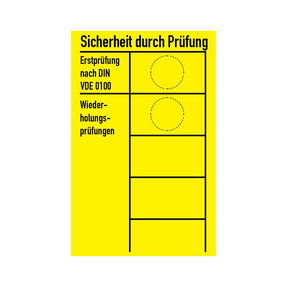 Prüfplakette, 4.P-270, Elektro