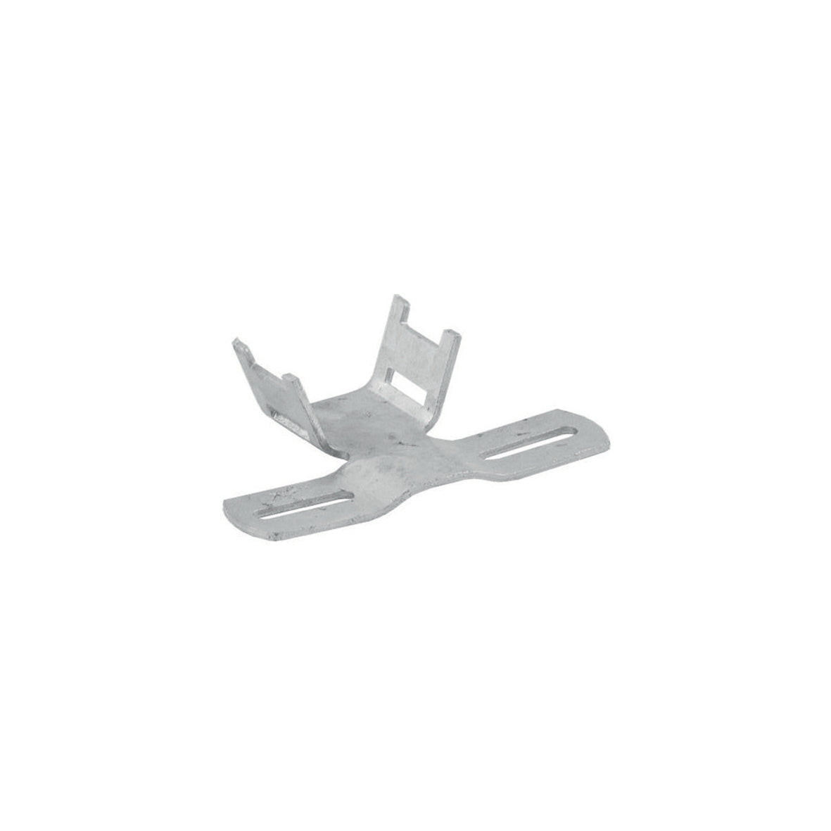 Schilderhalter, T-Version, Breite 70 mm mit Langlöcher 30 mm, Stahlband 19 mm