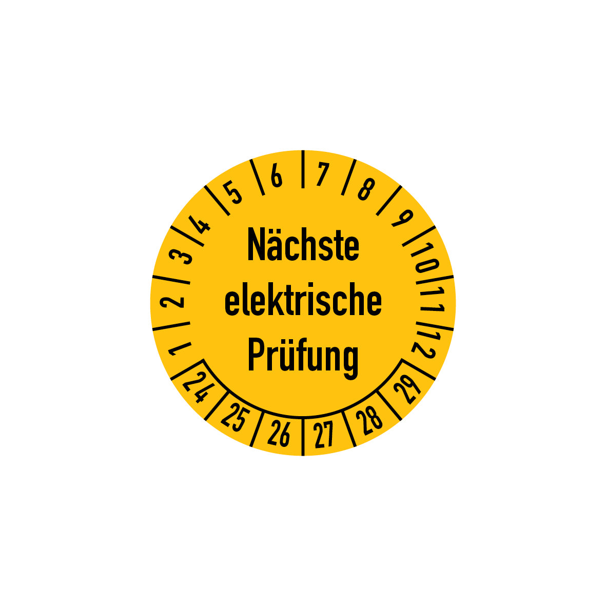 Prüfplakette, 4.P-266, Elektro