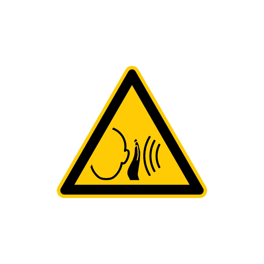 6.W-033 Warnung vor unvermittel auftretenden Geräuschen, Warnzeichen, ISO