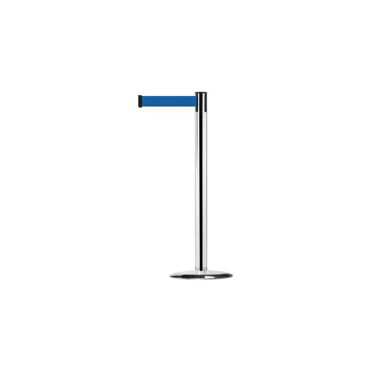 Tensabarrier Advance, verchromt, 3.65 m, 11 kg, Gurt blau