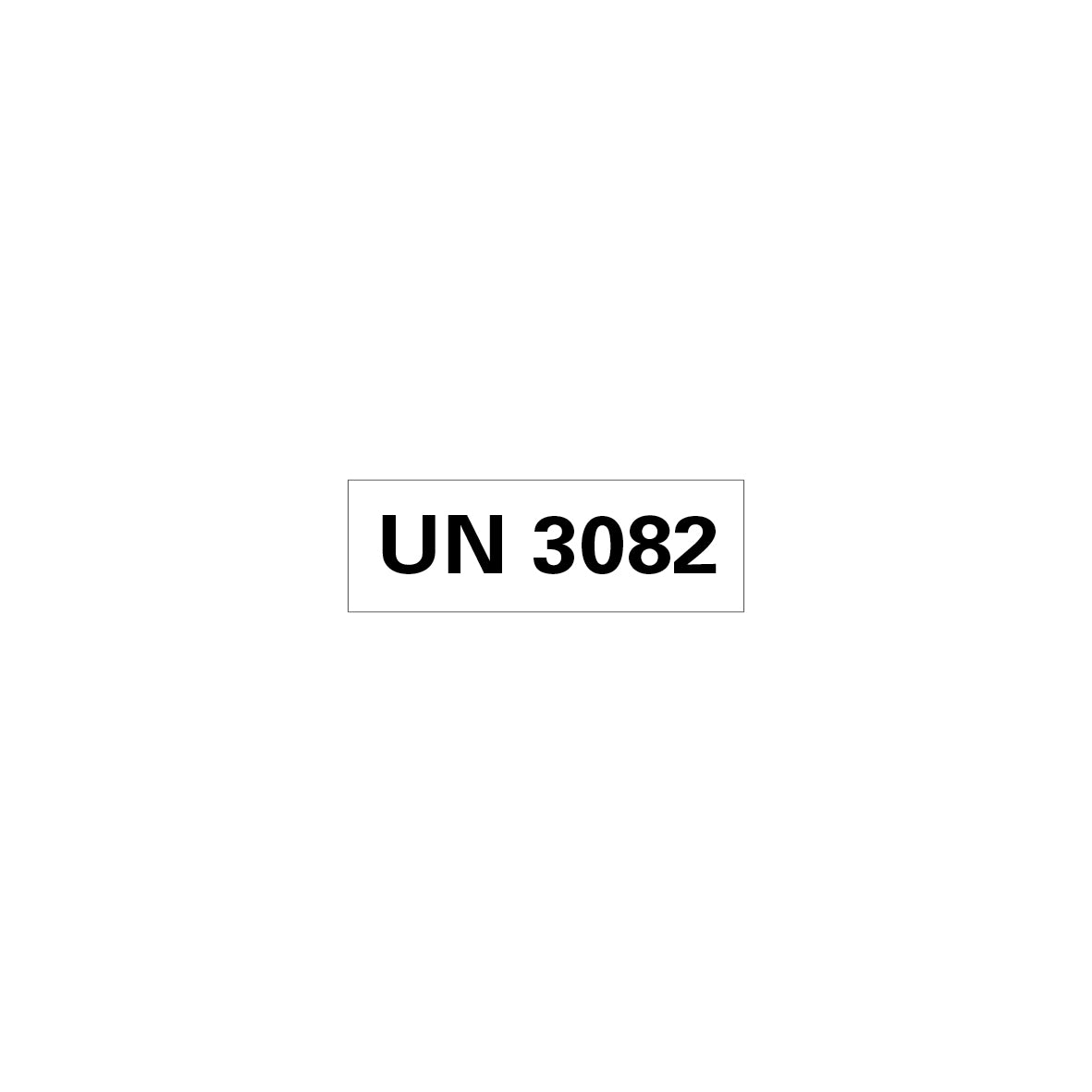 Gefahrgut UN, 5.0160.1, 150 x 50 mm, Stk., UN 3082 (umweltgefährlicher Stoff, flüssig), auf Bogen, VE 10 Stk.