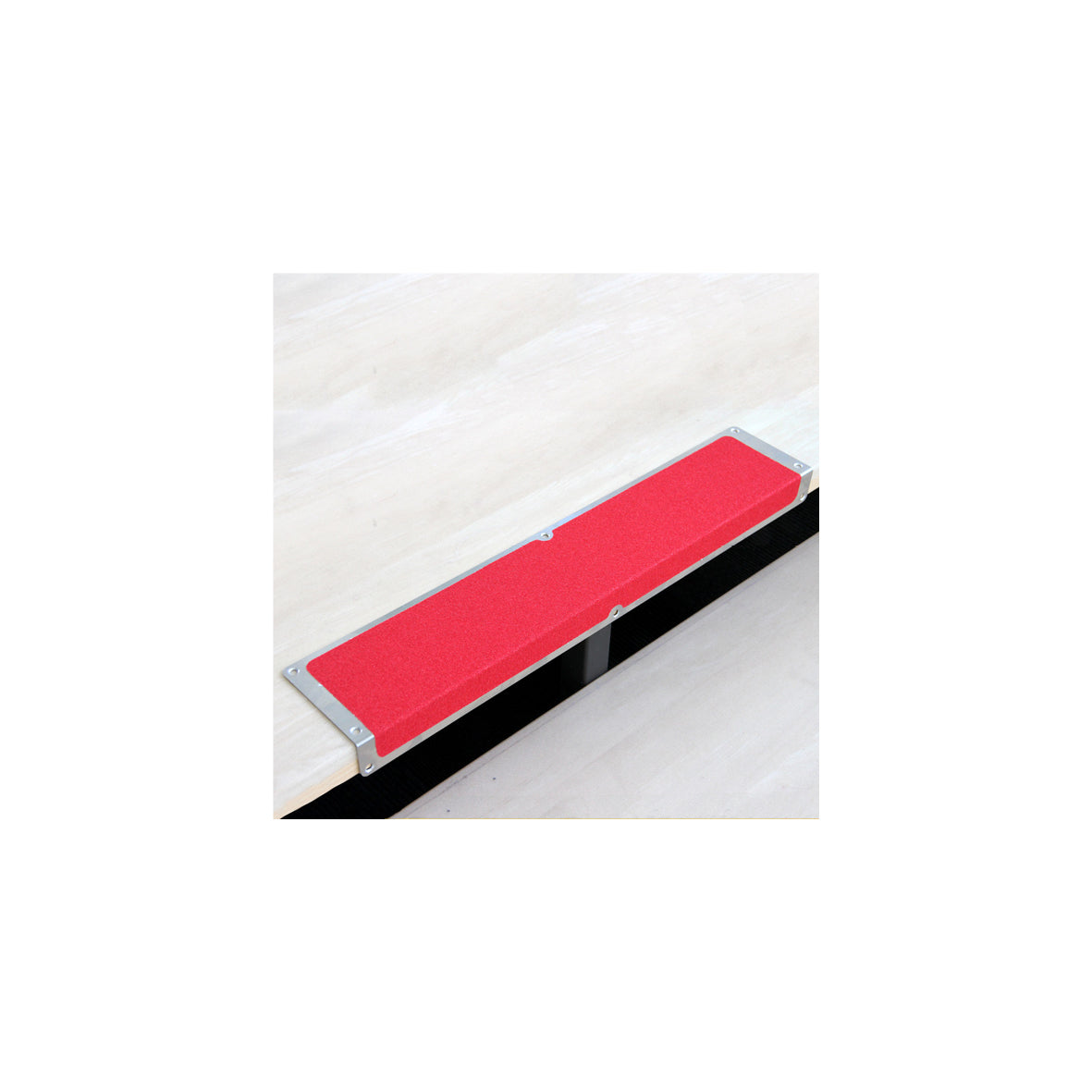 Antirutsch Treppkante Alu, Universal rot 120x635x45mm