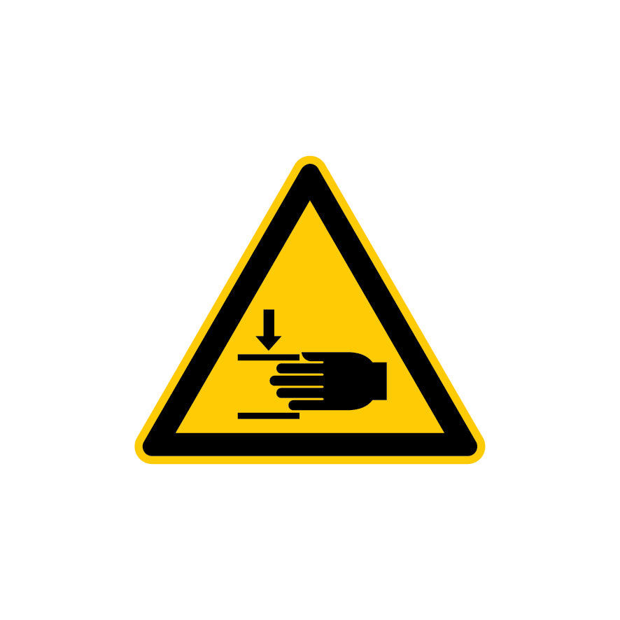 6.W-026 Warnung vor Handverletzung, Warnzeichen, ISO