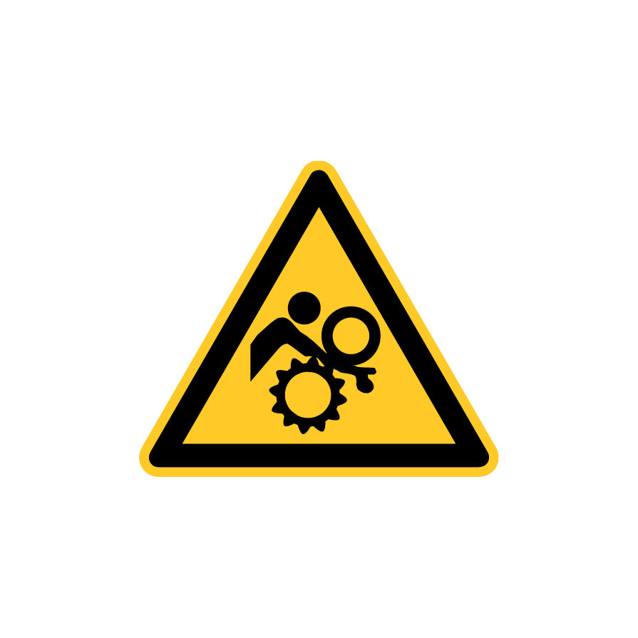 6.W-907 Warnung vor Einzugsgefahr, Warnzeichen, Praxisbewährt