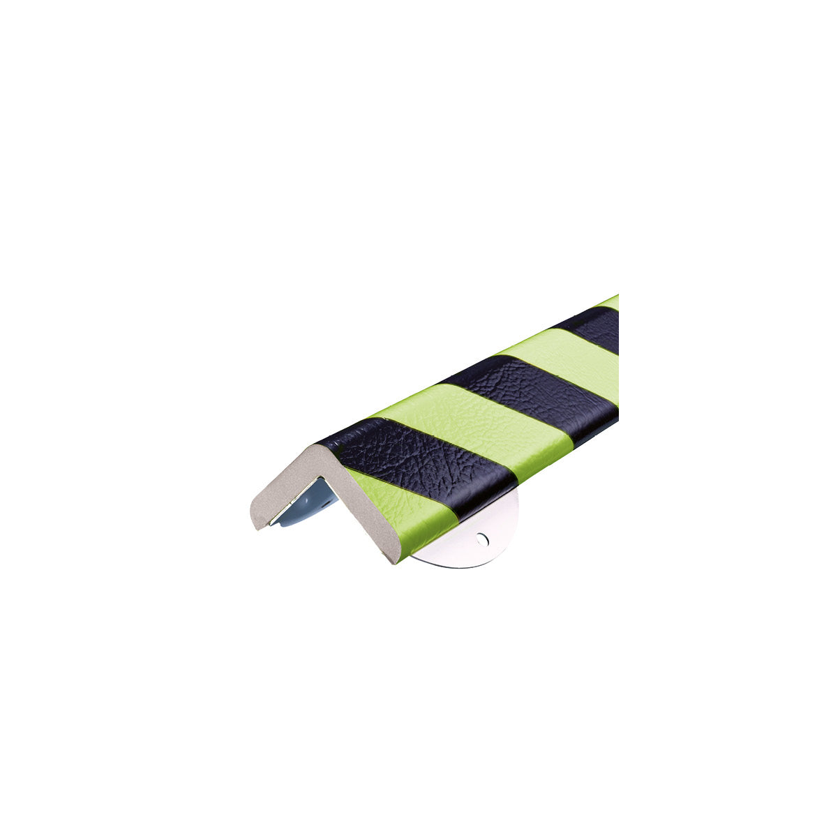 Warn- und Schutzprofil H-Plus Wand, Eckschutz, 0.5 m, fluoreszierend-schwarz
