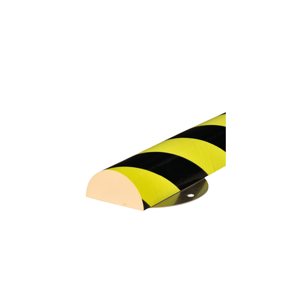 Warn- und Schutzprofil C-Plus Wand, Flächenschutz, 0.5 m, fluoreszierend-schwarz