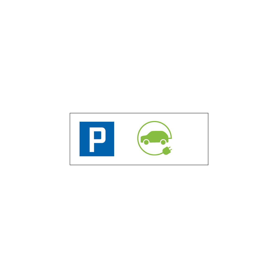 Parkplatzschild 7.P, 7.P-013, R1, 4.17, Elektroauto 2