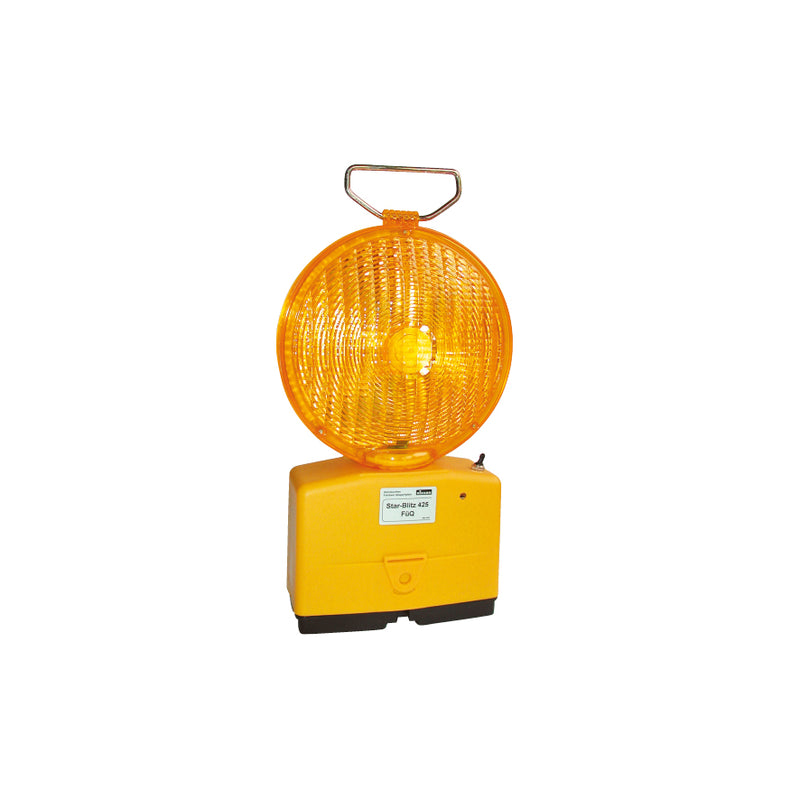 Elektronenblitzlampe, Star-Blitz LED 610 180°, Lichtaustritt einseitig gelb, ohne Batterien