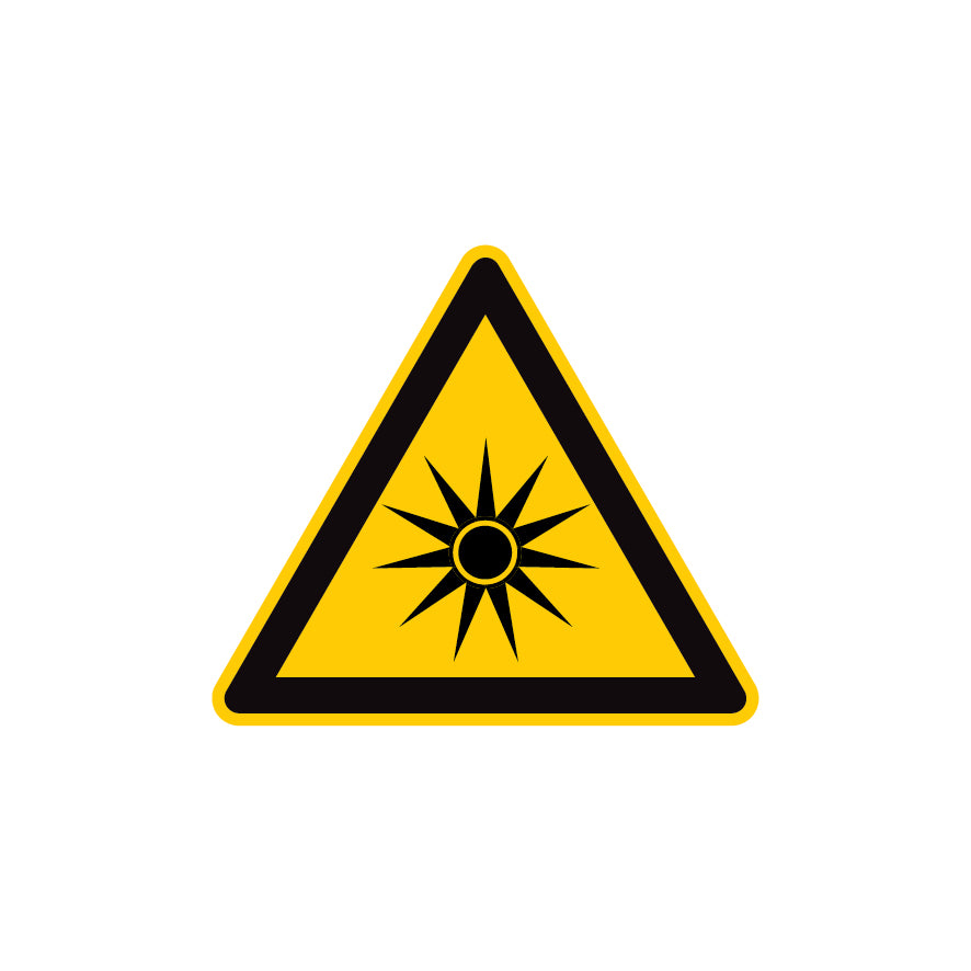 6.W-008 Warnung optischer Strahlung, Warnzeichen, ISO
