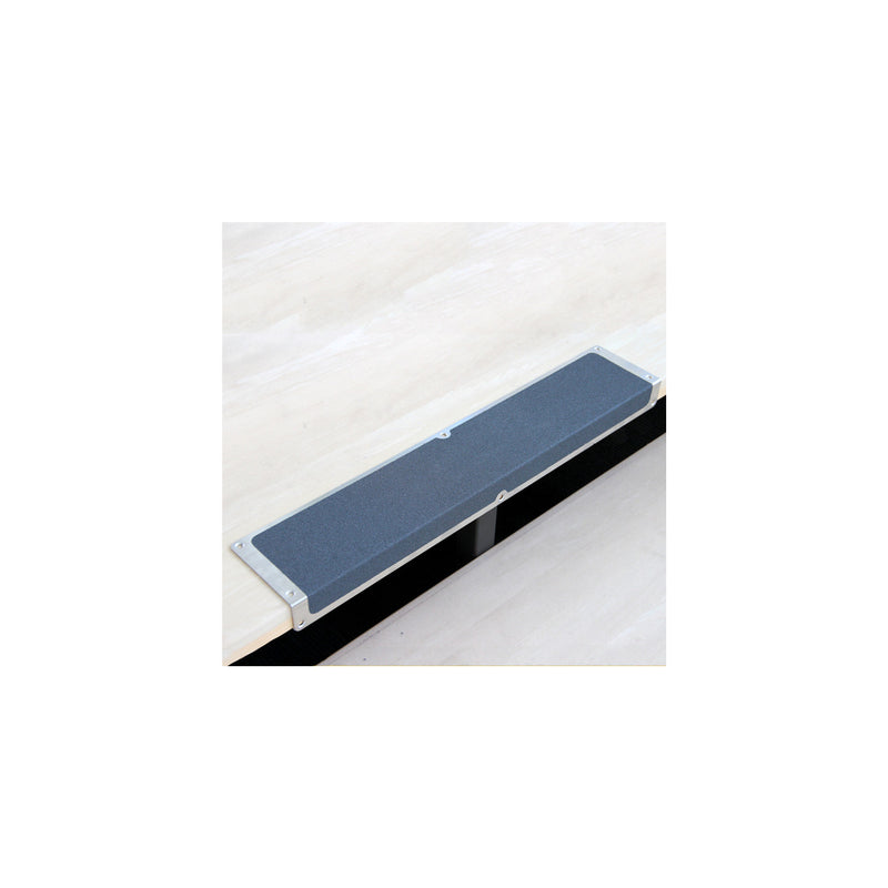 Antirutsch Treppkante Alu Easy Clean, grau 120x635x45mm