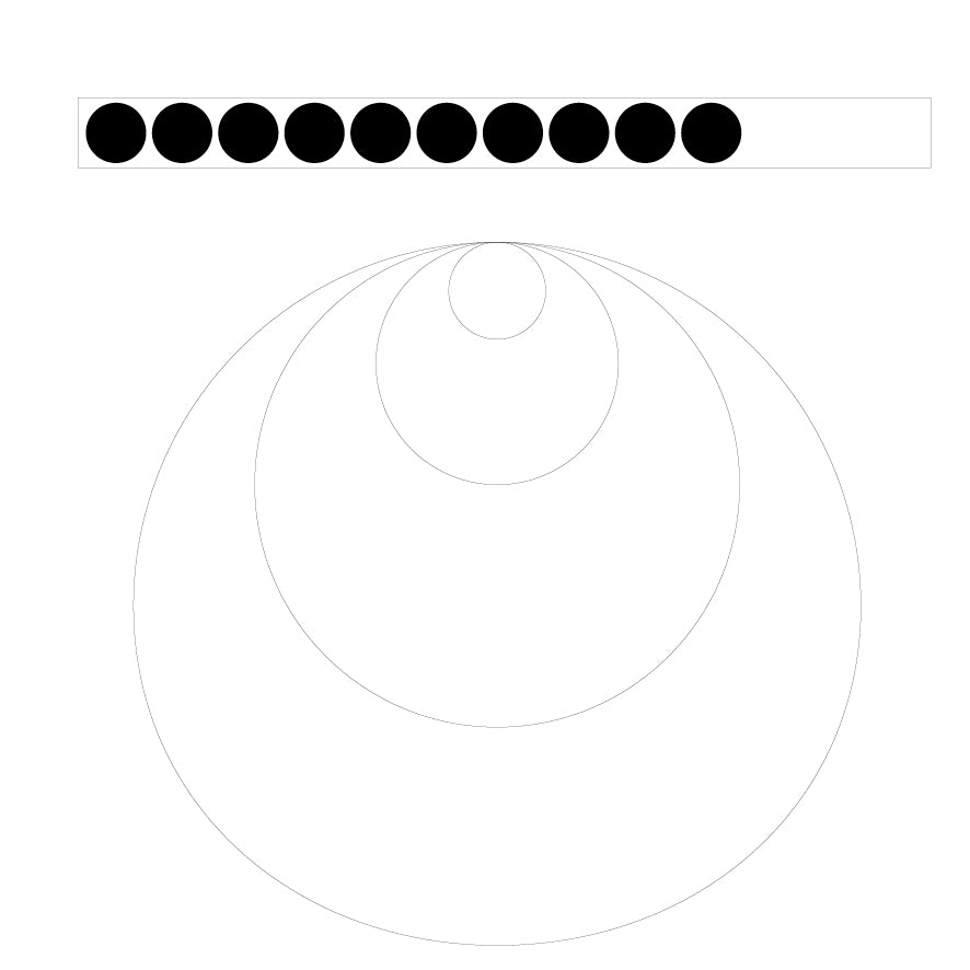 Folienpunkte schwarz, auf Rolle, ø = 10 mm, schwarz, FO-A, Ro = 100 Stk., selbstklebend