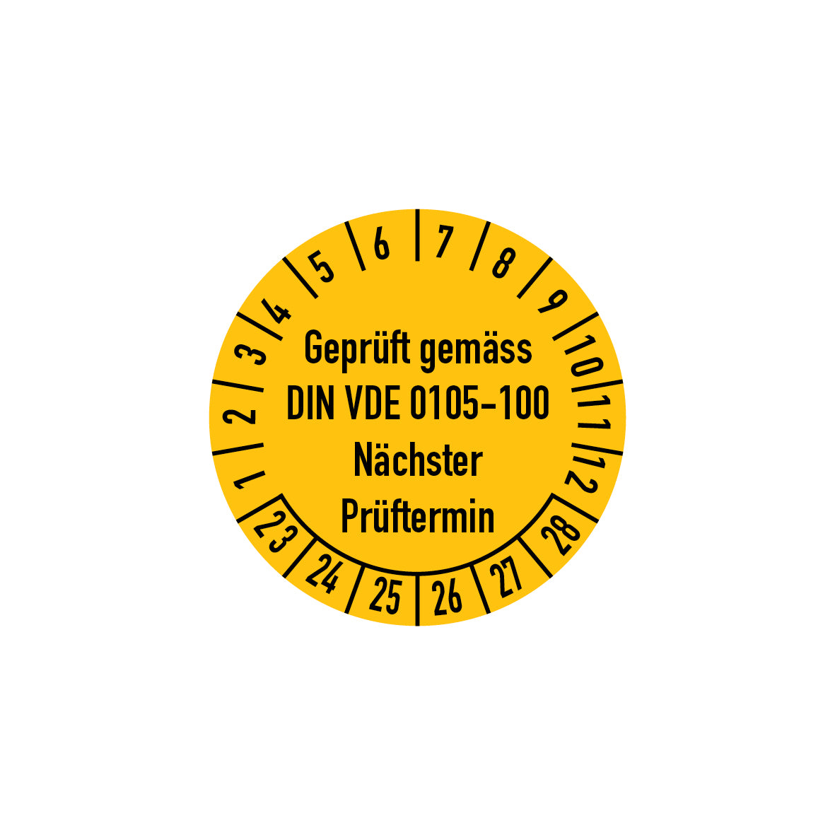 Prüfplakette, 4.P-262, Elektro