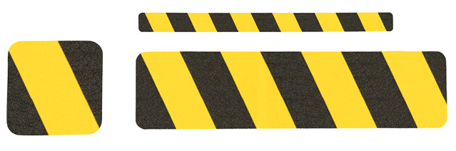 Antirutsch Universal Warnung, Einzelstreifen, 50x650mm, 10er VE, gelb-schwarz