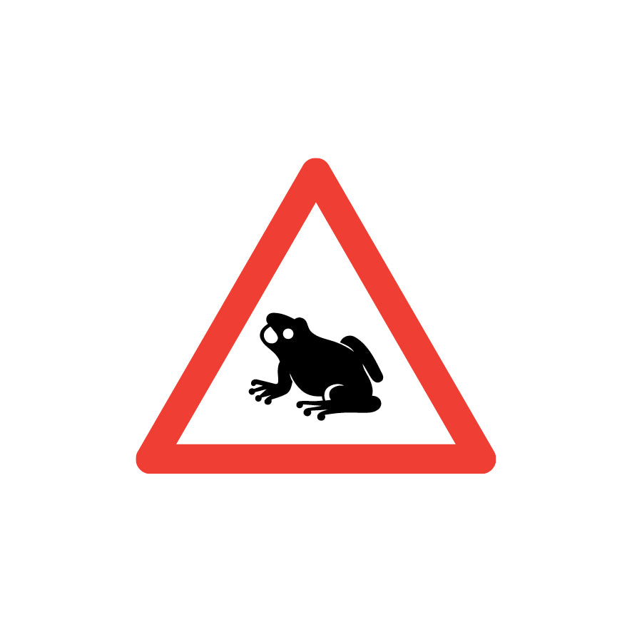 1.25b Tiere (Frosch), Gefahrensignal