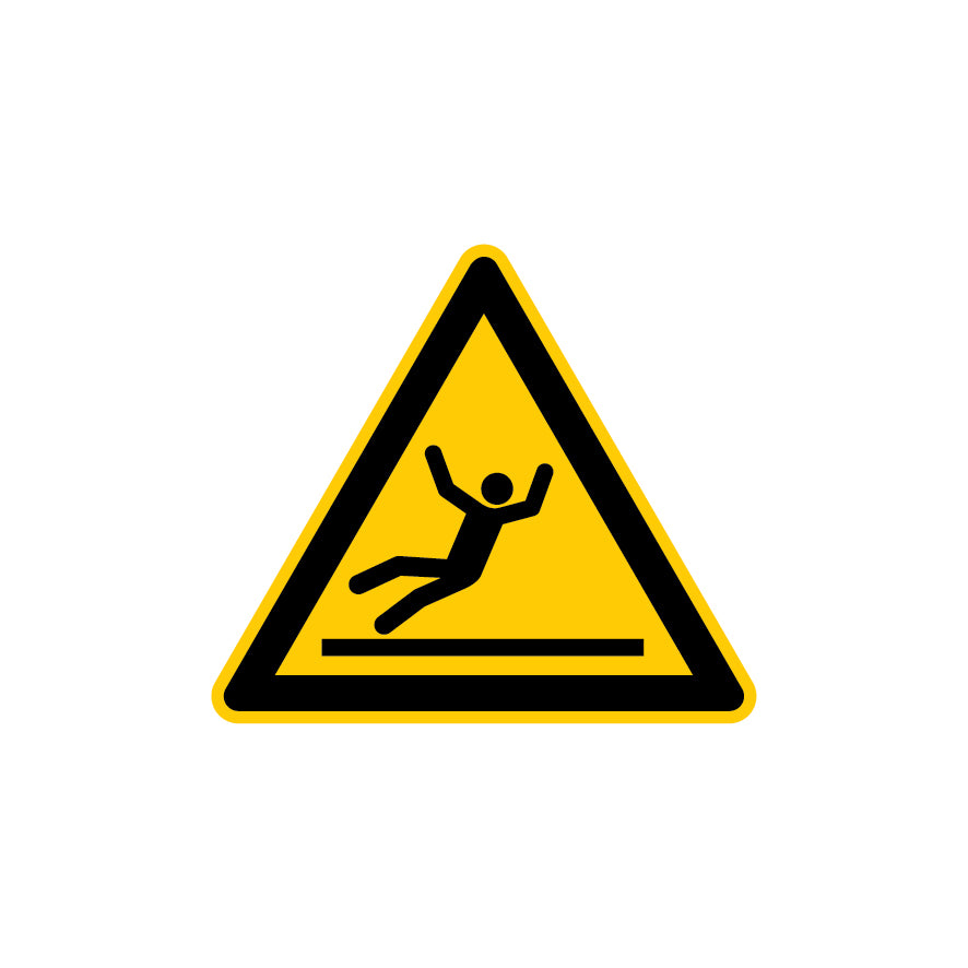 6.W-013 Warnung vor Rutschgefahr, Warnzeichen, ISO