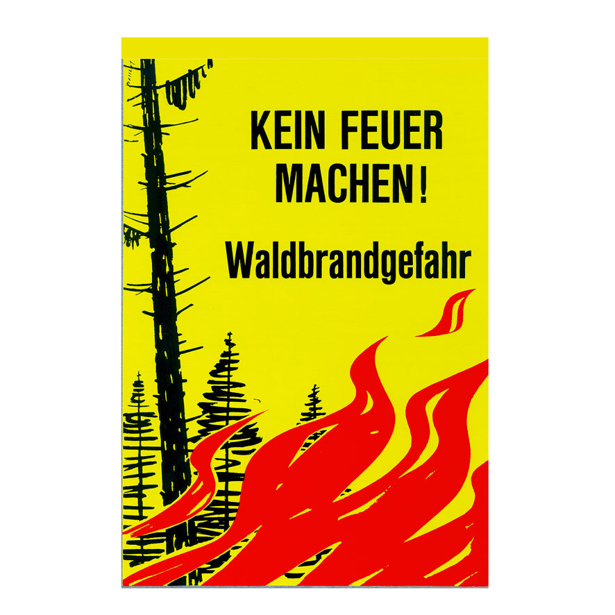 Waldbrandgefahr, 7.0300, 40/60 cm, EG