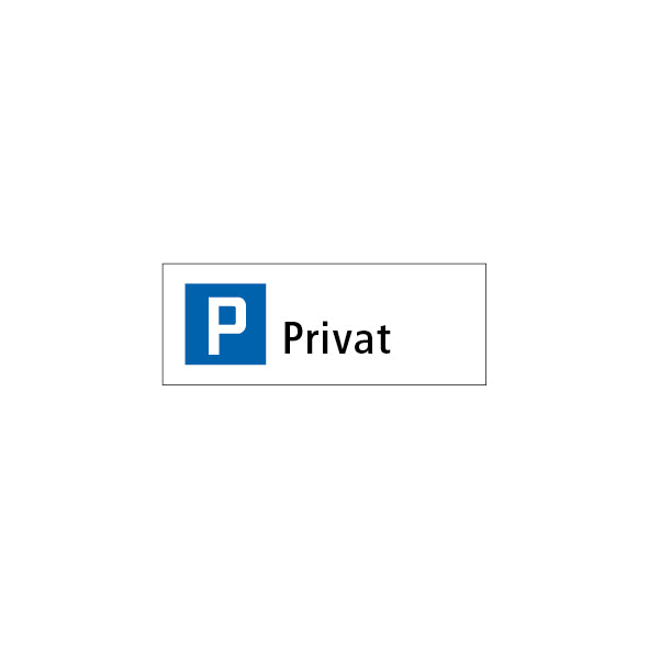 Parkplatzschild 7.P, 7.P-004, R1, 4.17, Privat