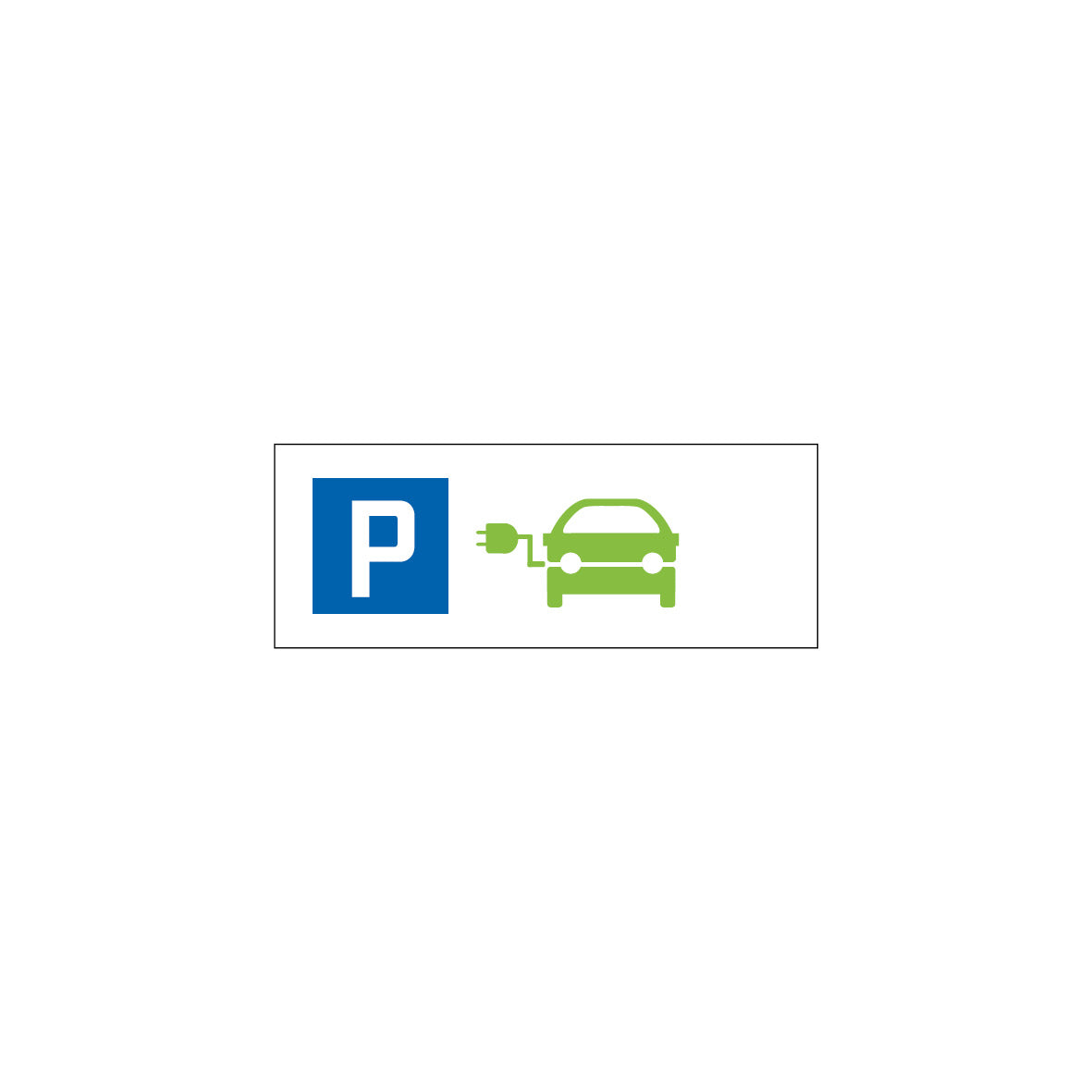 Parkplatzschild 7.P, 7.P-012, R1, 4.17, Elektroauto 1