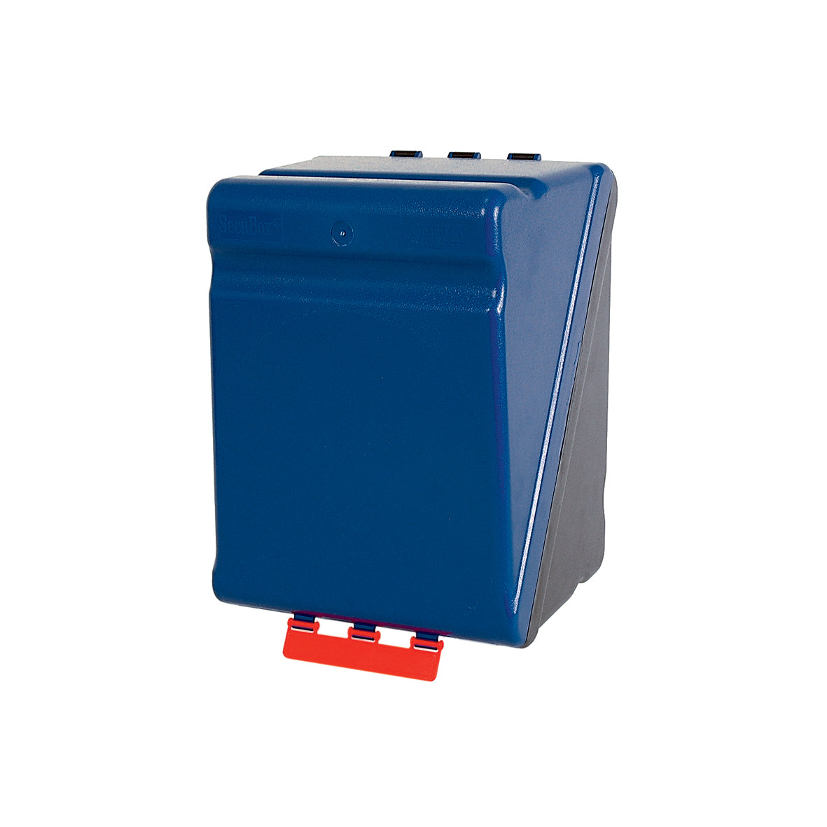 Schutzmittelboxen Maxi, blau, Grösse 236 x 315 x 200 mm, ohne Kleber (ø 200 mm)