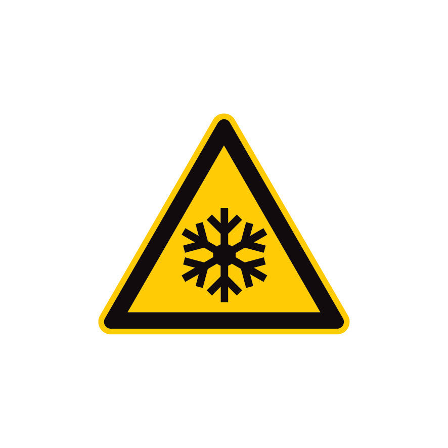 6.W-016 Warnung vor niedrigen Temperaturen, Warnzeichen, ISO
