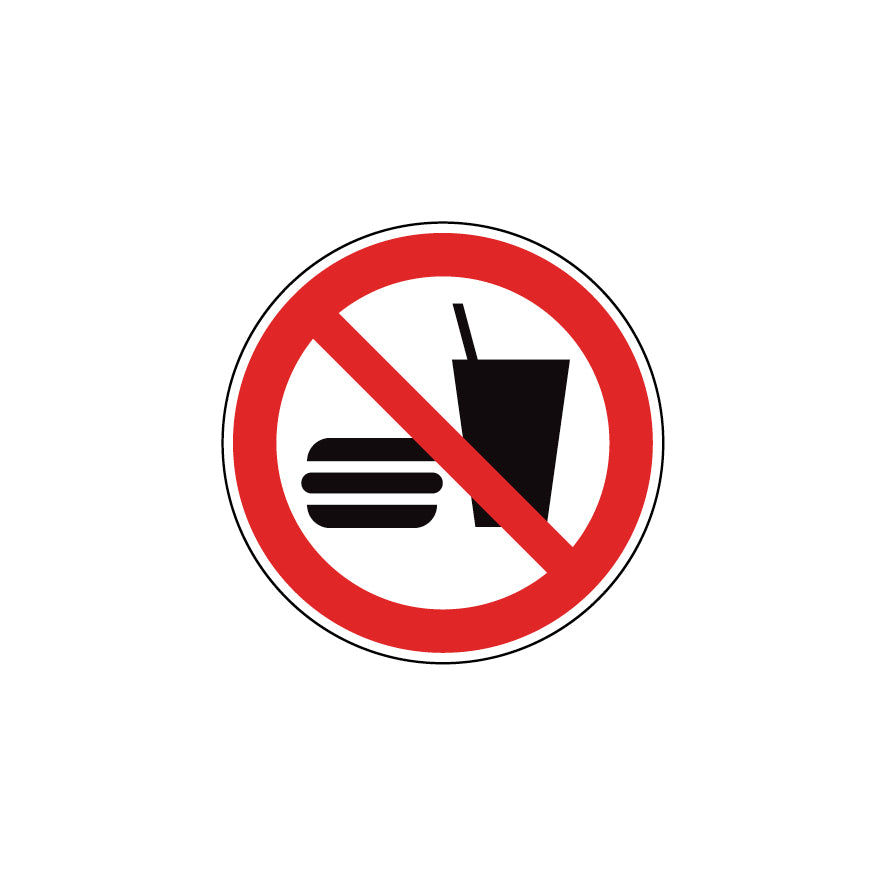 6.V-005 Essen und Trinken verboten, Verbotszeichen, ISO