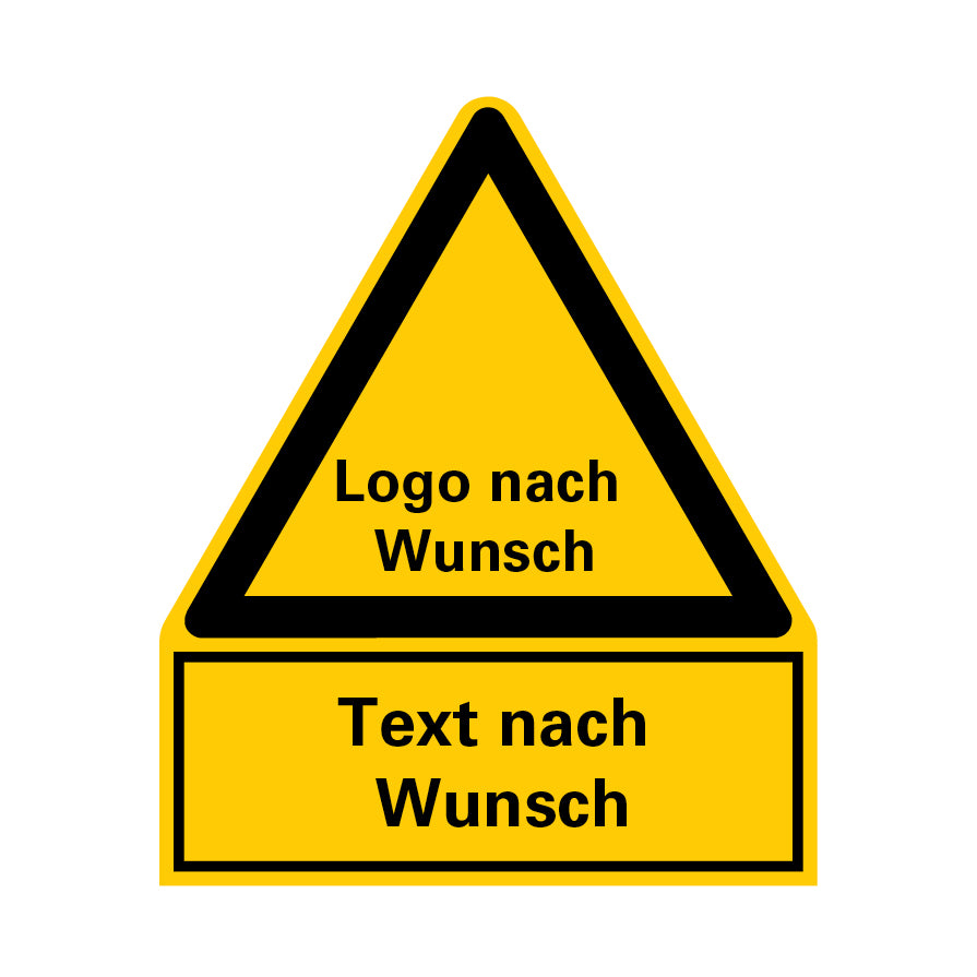 Kombi- Warnschild Sonder, 120 x 100 mm mm, AL, Aluminium, 6.W-111.1