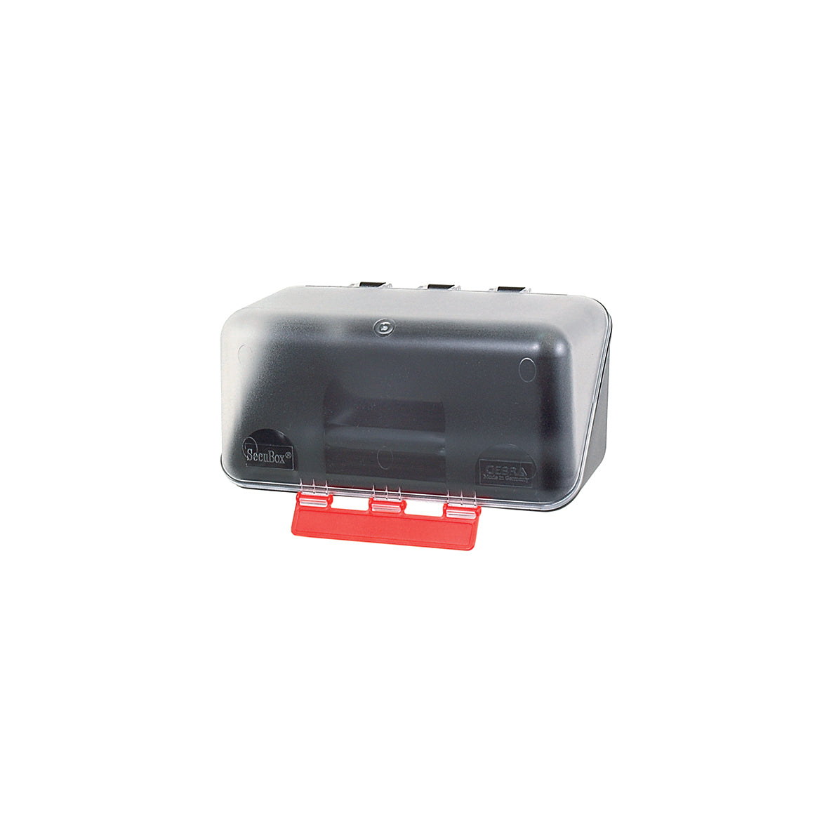 Schutzmittelboxen Mini, transparent, Grösse 236 x 120 x 120 mm, ohne Kleber (ø 50 mm)