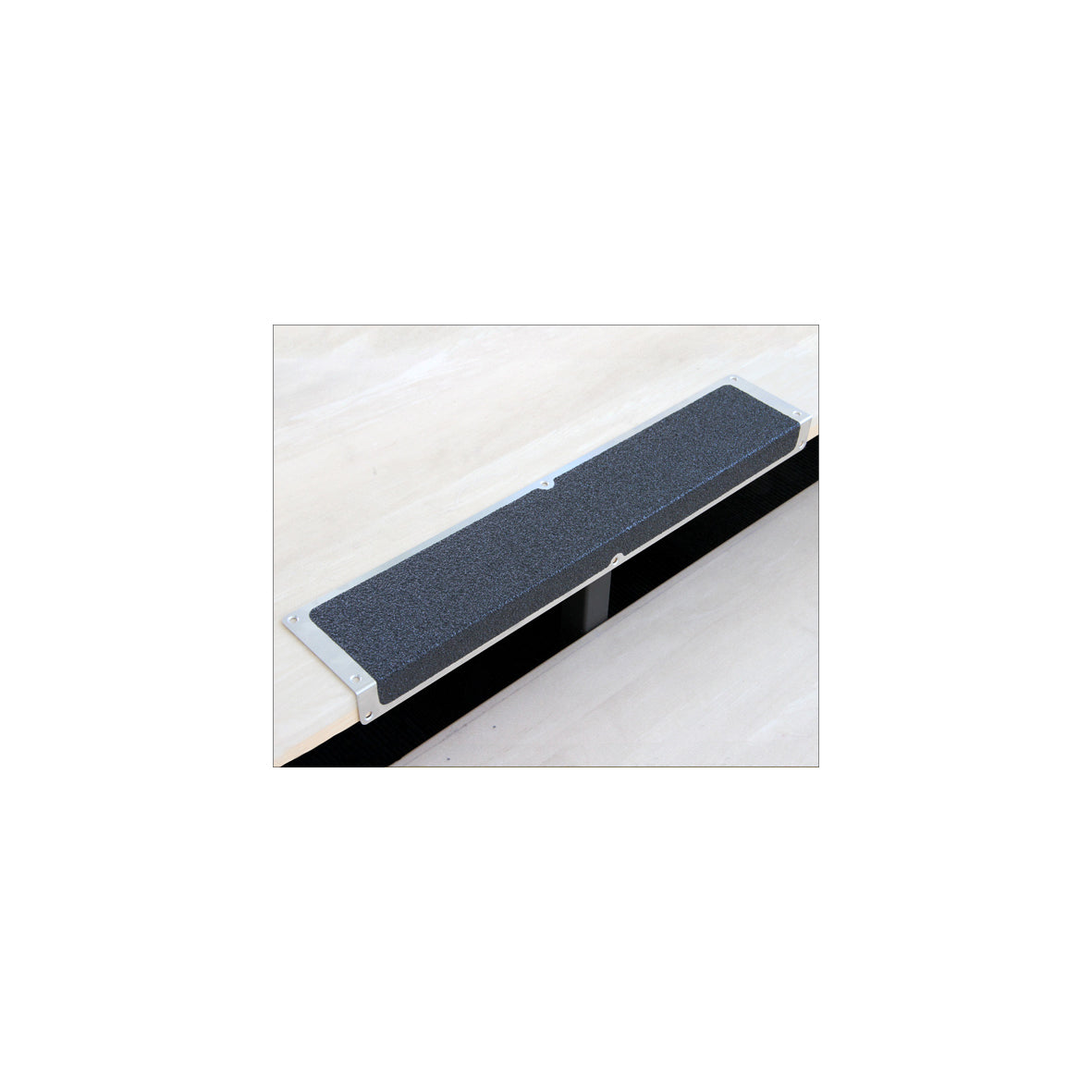 Antirutsch Treppkante Alu, Universal schwarz 120x1000x45mm
