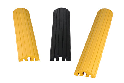Schlauch- und Kabelbrücke PVC, gelb, L/B/H: 1500/210/65 mm