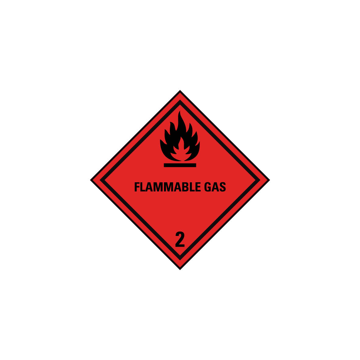 Gefahrgut Kl. 2.1, Entzündbare Gase 5.0109.1, Flammable Gas