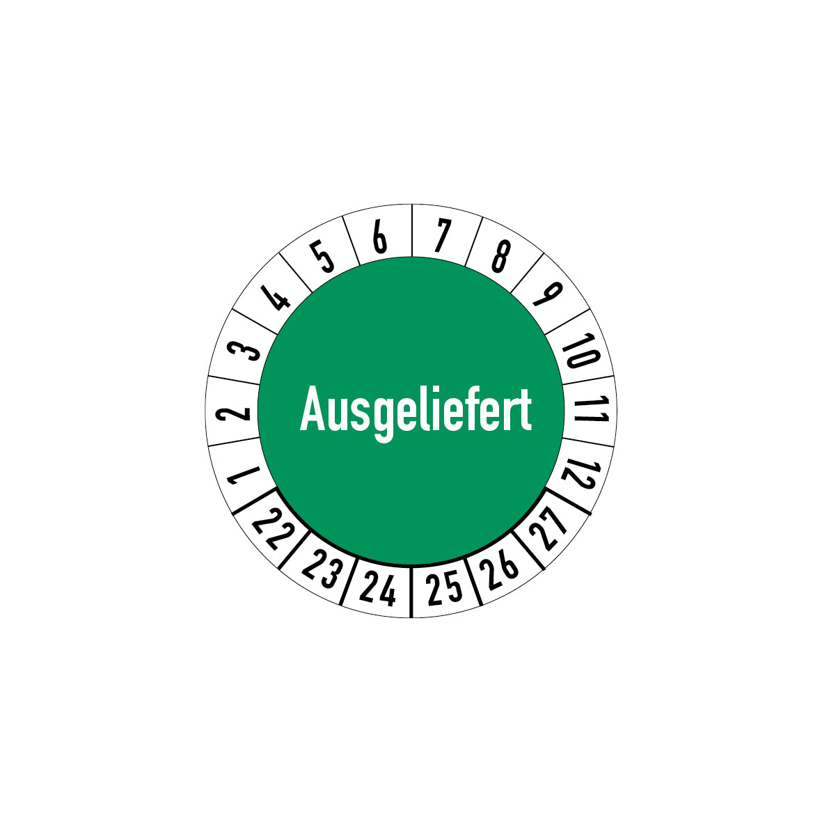 Prüfplakette, 4.P-155, Wartung, Ausgeliefert