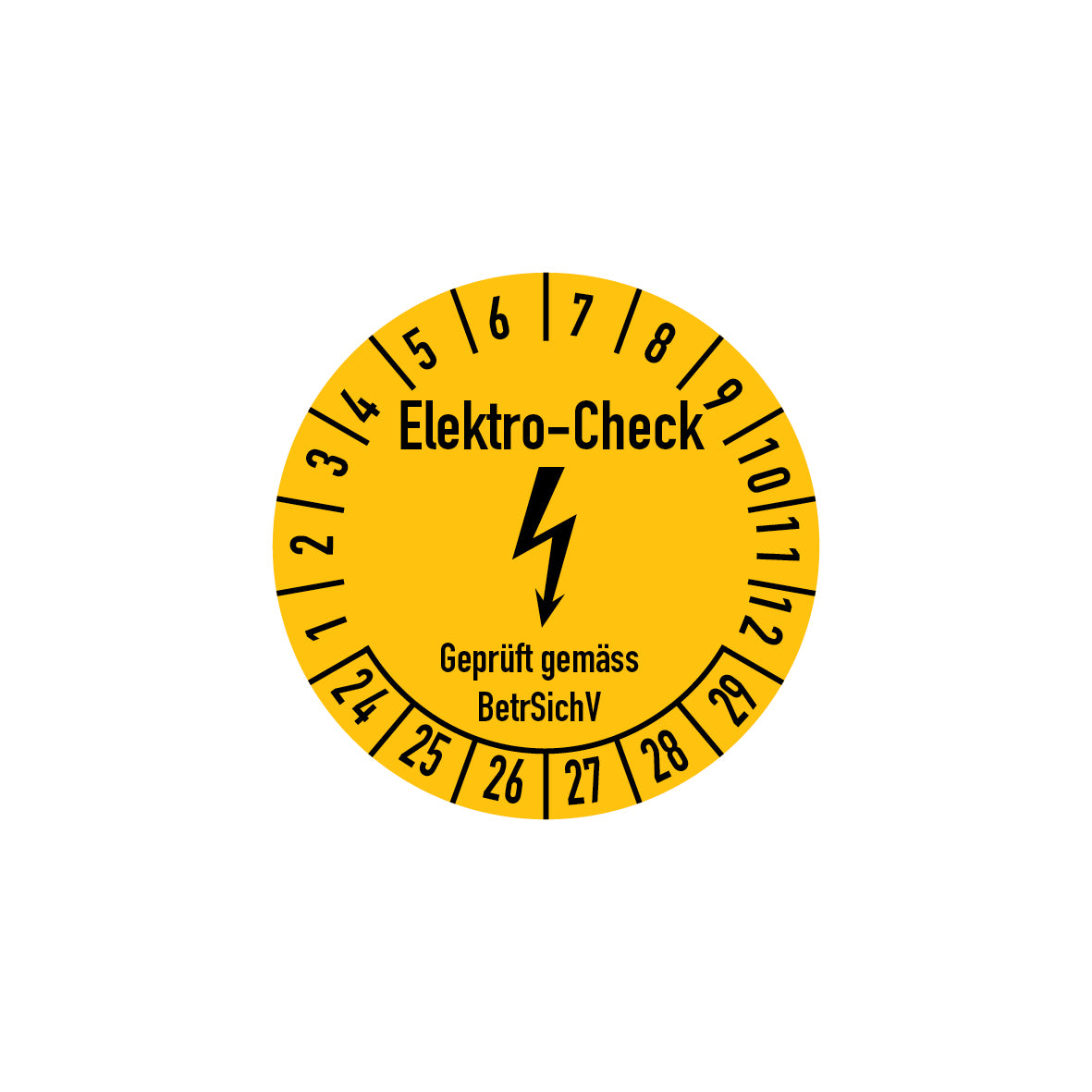 Prüfplakette, 4.P-238, Elektro