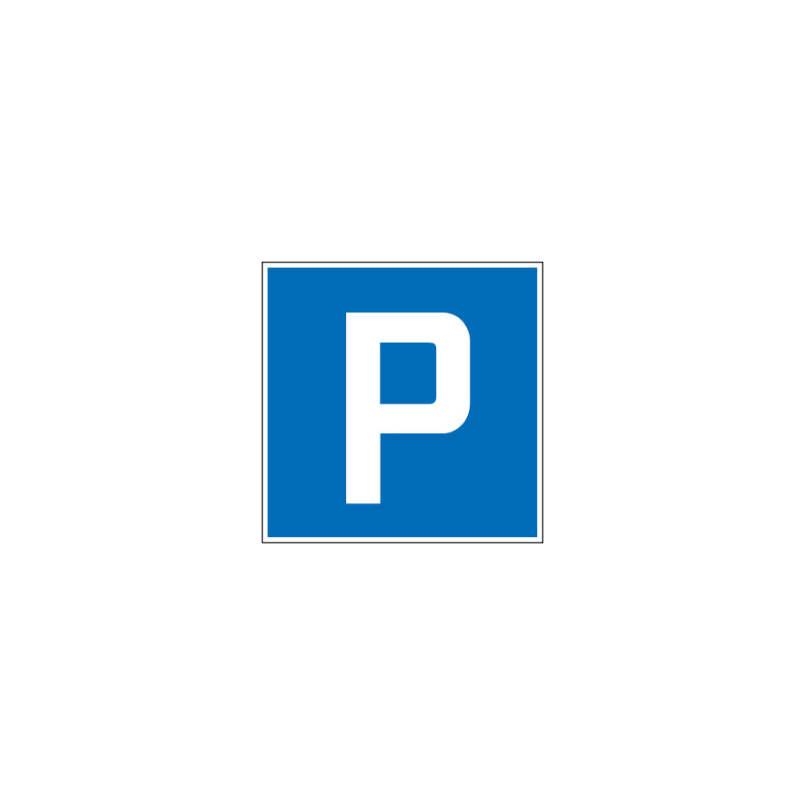 4.17 Parkieren gestattet, Hinweissignal