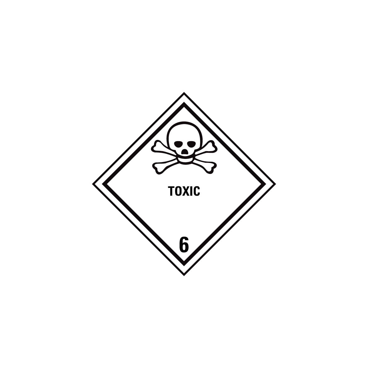 Gefahrgut Kl. 6.1, Giftig 5.0165.1, Toxic