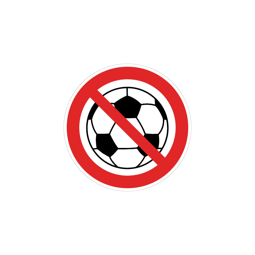 6.V-967 Fussball spielen verboten, Verbotszeichen, Praxisbewährt