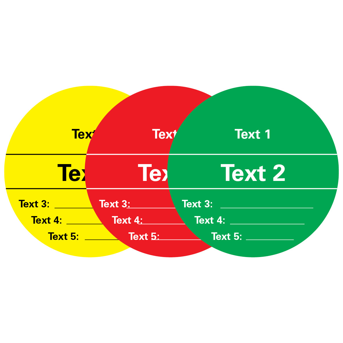 Qualitätskennzeichen, FO-A, Sonderanfertigung, ø 60 mm, 4.0328, "Ihr Text", VE 100 Stk.
