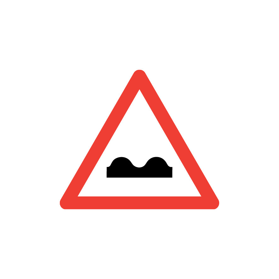 1.06 Unebene Fahrbahn, Gefahrensignal